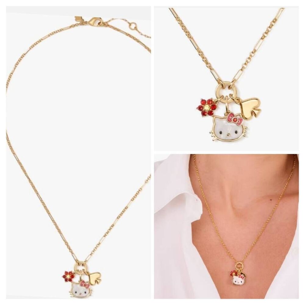Kate Spade NY x Hello Kitty Charm Necklace